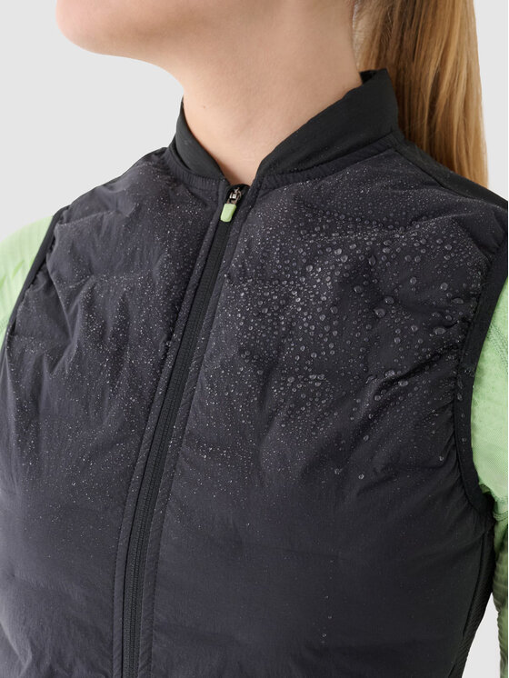 4F 4F Gilet 4FWAW24TVJAF136-22S Nero Slim Fit