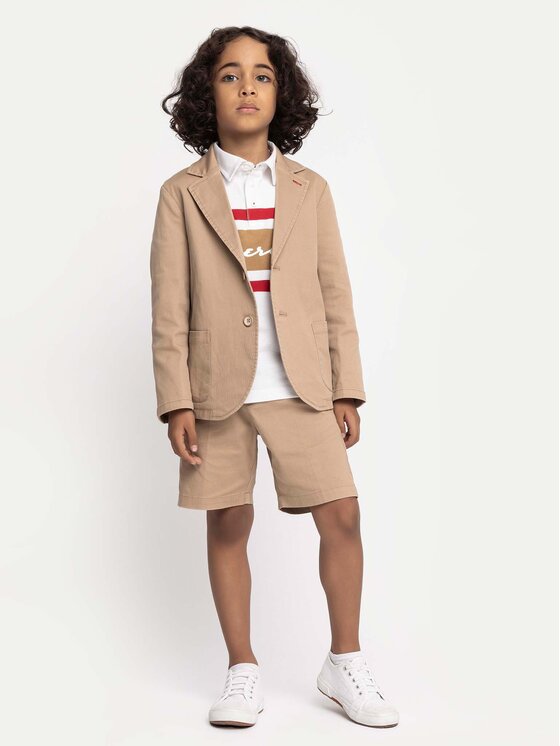 Original Marines Original Marines Шорти з тканини DEP2109B Бежевий Regular Fit