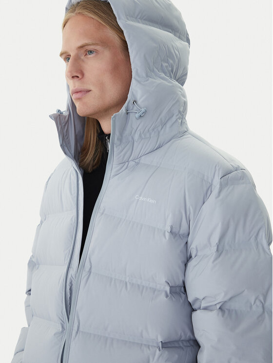 Calvin Klein Calvin Klein Vatovaná bunda LV04LD516G Sivá Regular Fit