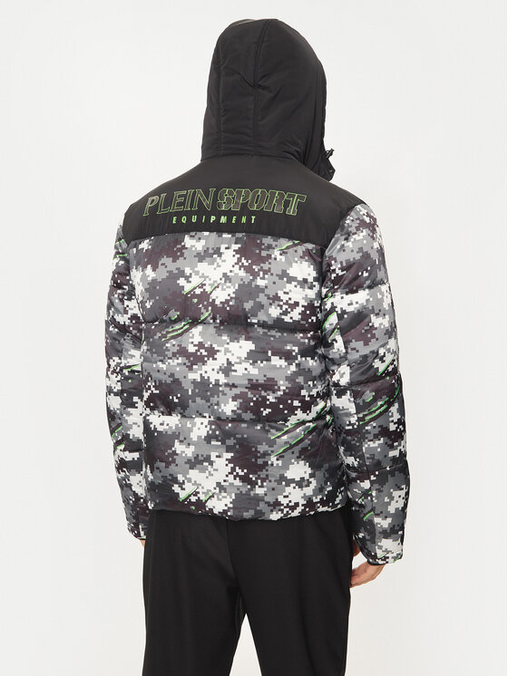 Plein Sport Plein Sport Télikabát AADC MRB2555 SXV005N Fekete Regular Fit