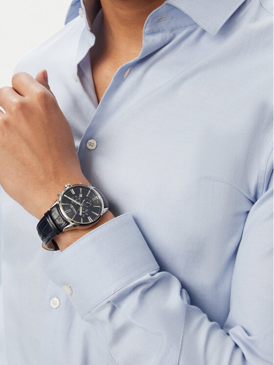Roamer Roamer Sat Superior Chrono 508837 41 40 05 Tamnoplava