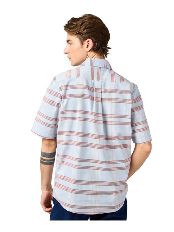 Wrangler Wrangler Koszula 112362756 Niebieski Regular Fit