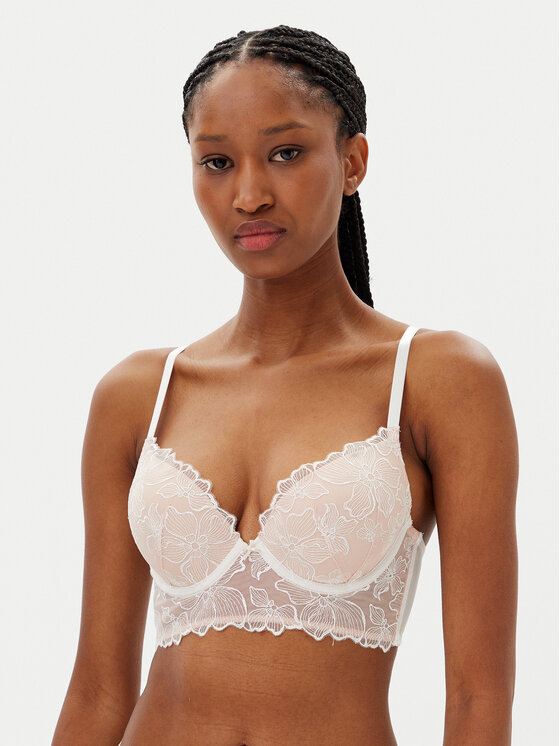 Hunkemöller Hunkemöller Podprsenka s kosticemi Lauren 300903 Écru