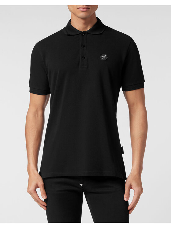 PHILIPP PLEIN PHILIPP PLEIN Polo 14807 Nero Slim Fit