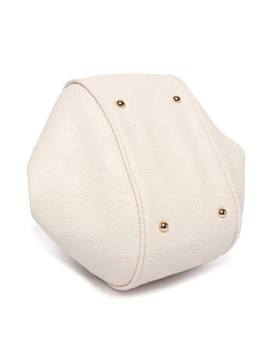Guess Guess Geantă Anise Mini HWPD99 16770 Écru