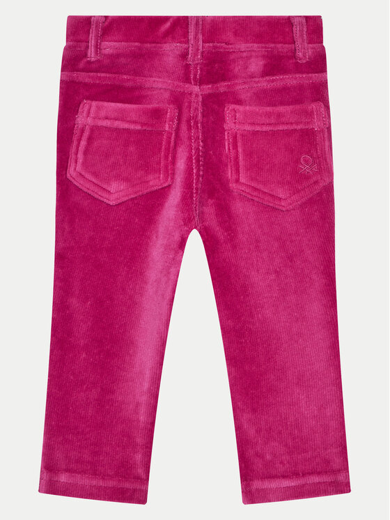 United Colors Of Benetton United Colors Of Benetton Hlače iz tkanine 4DZBGE00L Roza Regular Fit
