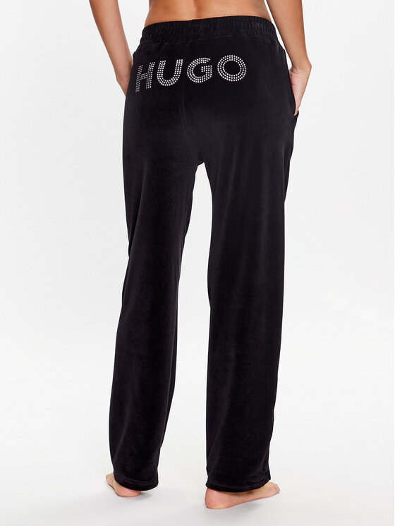 HUGO Hugo Teplákové kalhoty 50490621 Černá Regular Fit