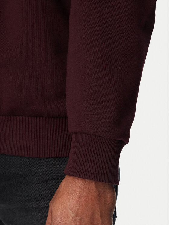 Lacoste Lacoste Світшот SH8868 Темно-коричневий Regular Fit