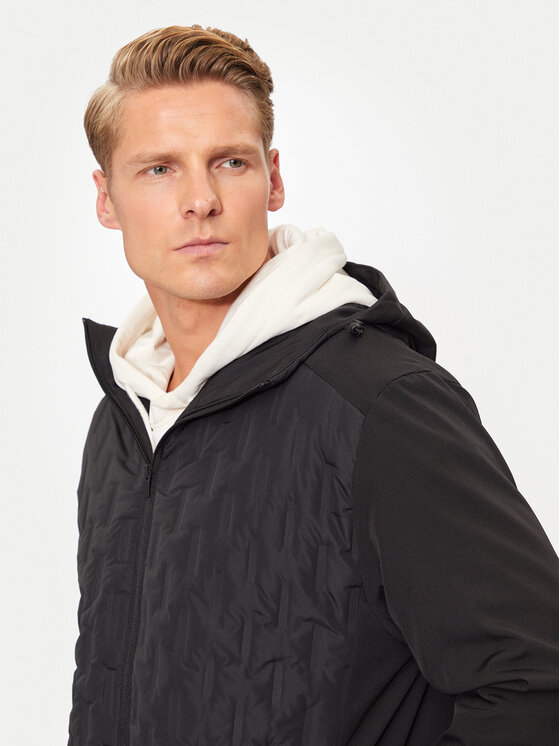 Brave Soul Brave Soul Übergangsjacke MJK-ROBBINS Schwarz Regular Fit