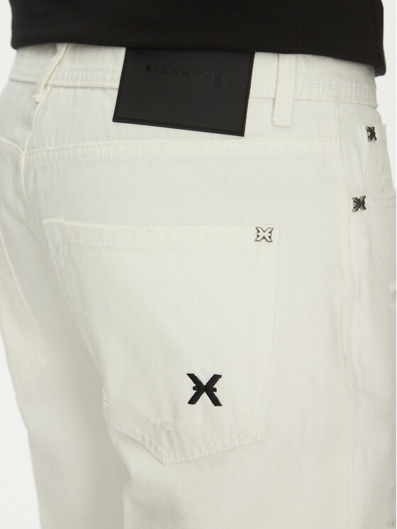 Richmond X Richmond X Blugi UMP25142JE Alb Regular Fit