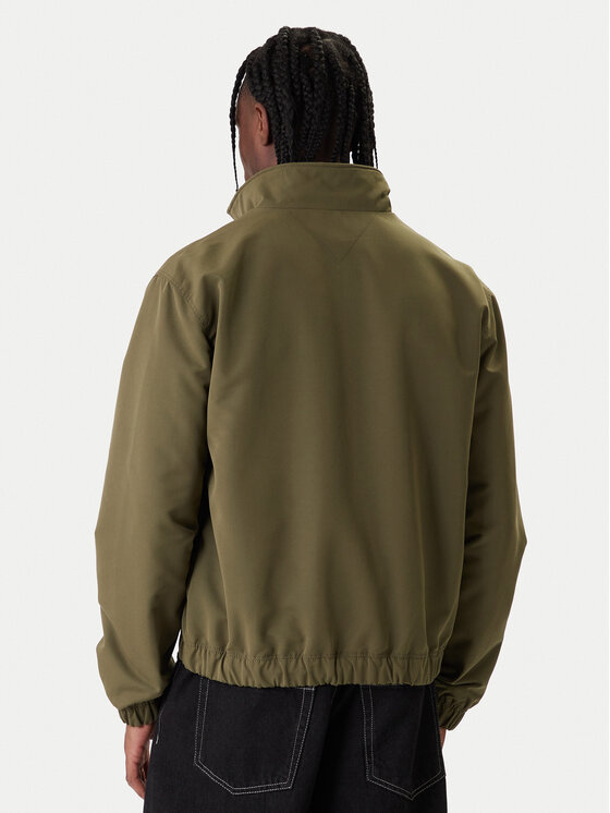 Tommy Jeans Tommy Jeans Bunda pro přechodné období Essential DM0DM22720 Zelená Regular Fit