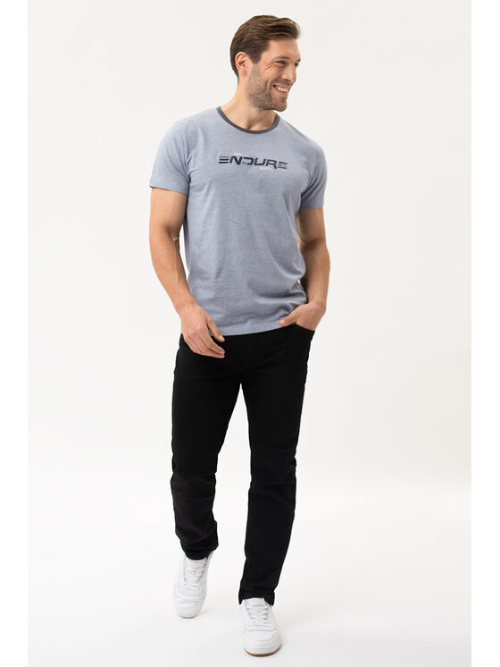 Volcano Volcano T-Shirt T-ENDE Niebieski Regular Fit