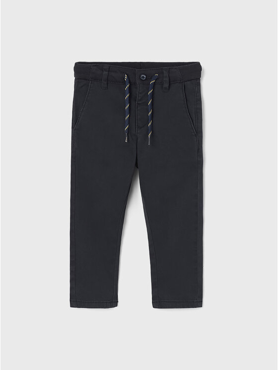 Mayoral Pantaloni din material 2525 Bleumarin Slim Fit
