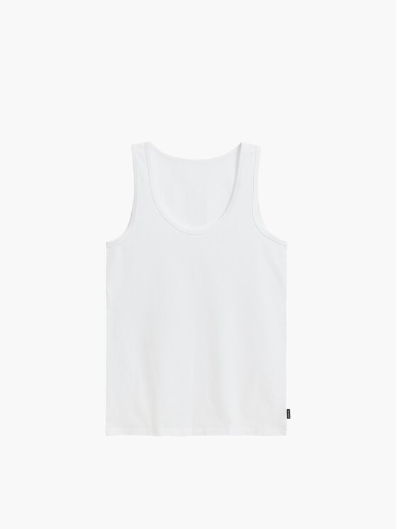 Atlantic Atlantic Top basic Biały Regular Fit