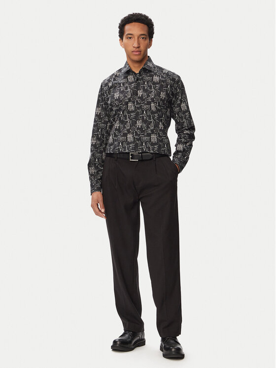 KARL LAGERFELD KARL LAGERFELD Särk 605000 563613 Must Regular Fit