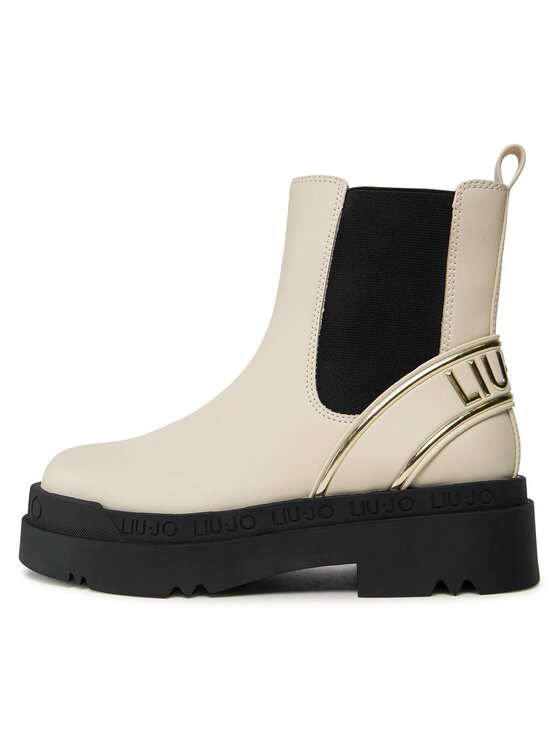Liu Jo Liu Jo Klassische Stiefeletten Love 45 SF3033 EX197 Écru