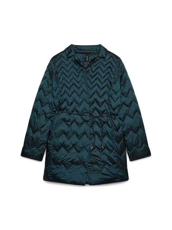 Fiorella Rubino Fiorella Rubino Giubbotto piumino F089T001528N015 Verde Regular Fit