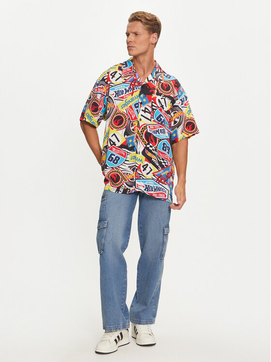 Wrangler Wrangler Camicia Hot Wheels 112357912 Multicolore Relaxed Fit