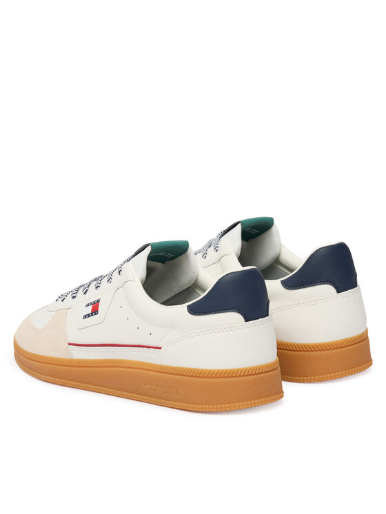 Tommy Jeans Tommy Jeans Snīkeri The Greenwich Edge Leather EM0EM01731 Balts