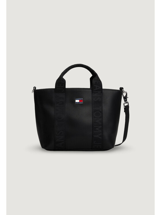 Tommy Hilfiger Tommy Hilfiger Τσάντα TJW DAILY ELEVATED MINI TOTE Μαύρο