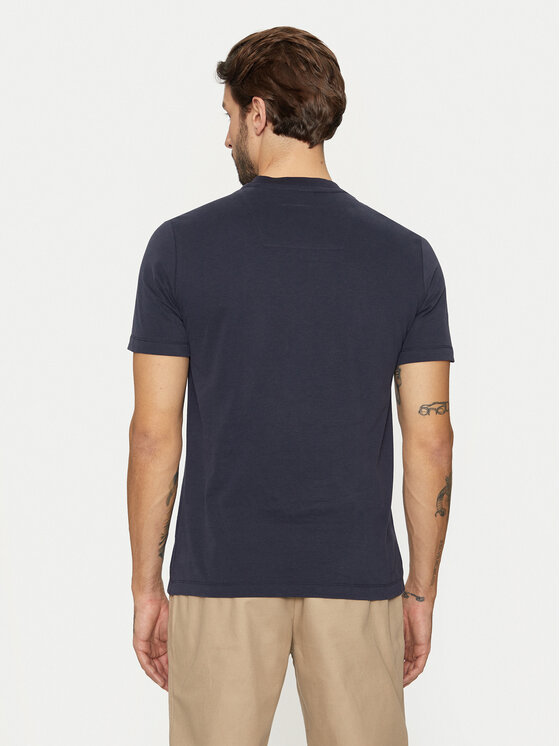 Aeronautica Militare Aeronautica Militare Tričko 242TS2333J662 Tmavomodrá Regular Fit