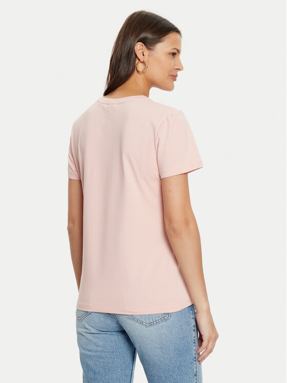 Guess Guess Póló V5RI05 J1314 Rózsaszín Regular Fit