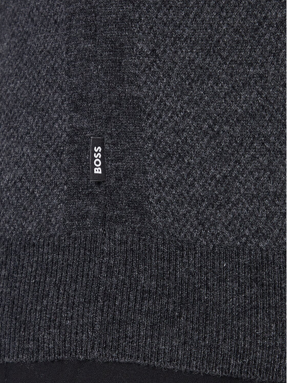 BOSS BOSS Sveter H-Hettore 50549976 Čierna Regular Fit