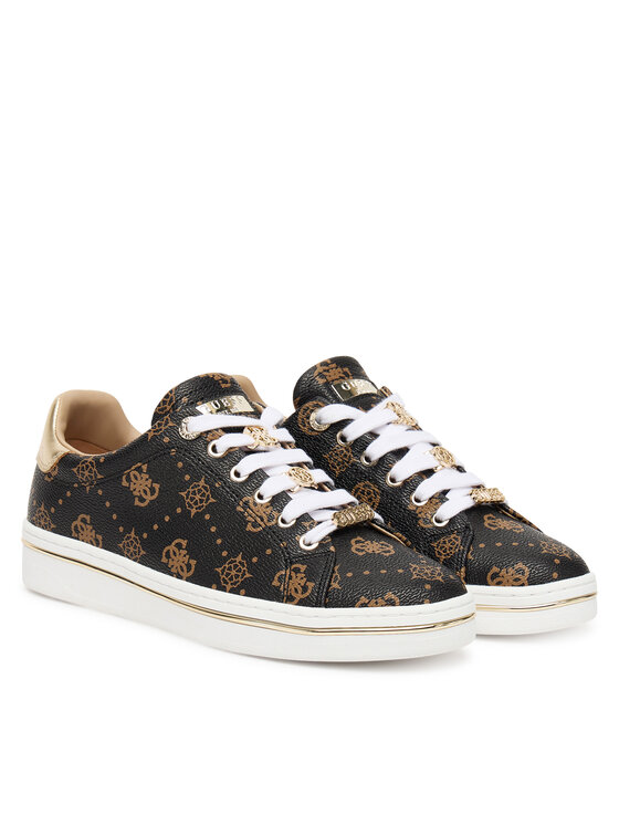 Guess Guess Sneakersy 176113 Brązowy