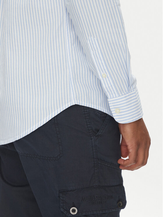 Aeronautica Militare Aeronautica Militare Риза 251CA1277CT3532 Бял Regular Fit