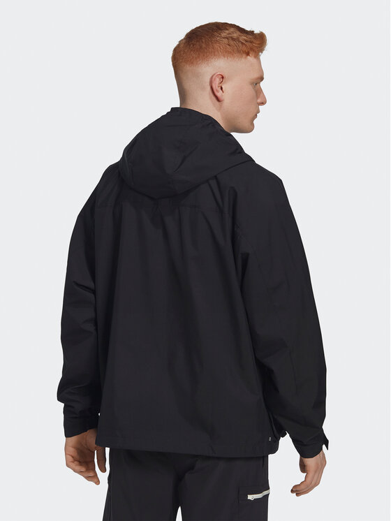 adidas adidas Prijelazna jakna Adventure HK4996 Crna Loose Fit