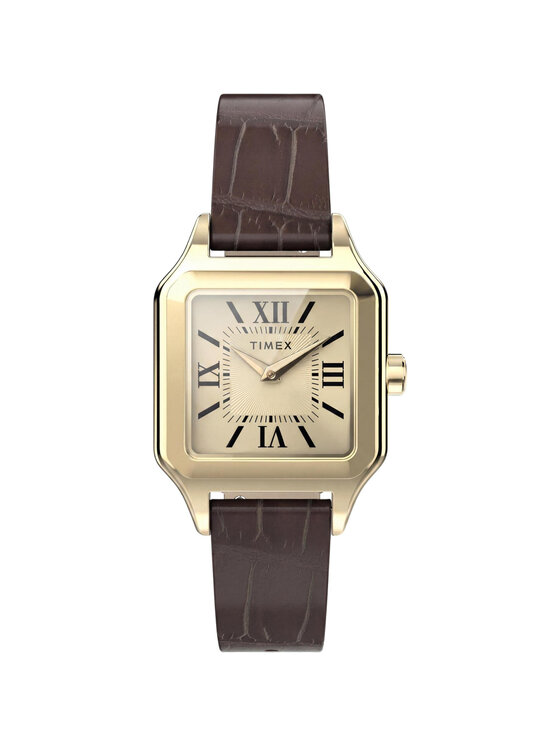 Timex Timex Zegarek TW2Y90700 Brązowy