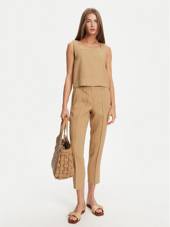 Marella Marella Top Terni 2513161055 Beež Regular Fit