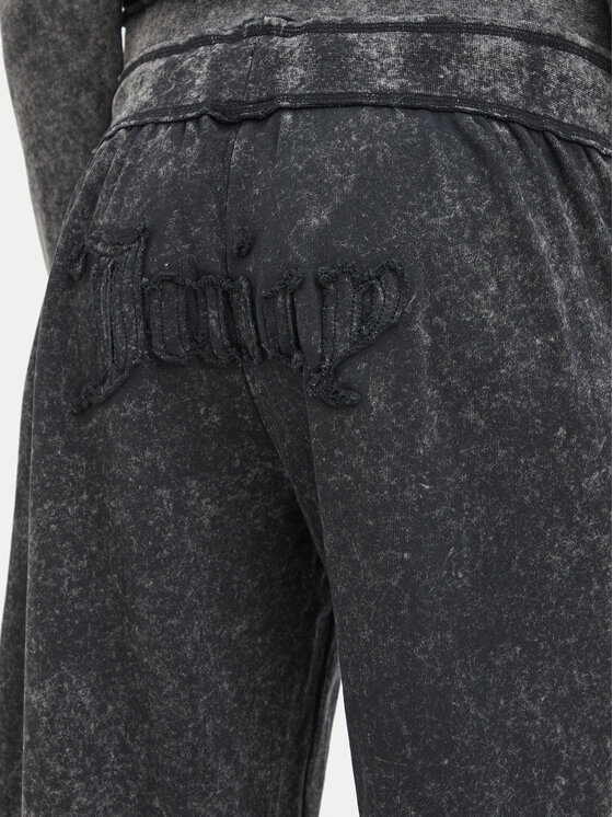 Juicy Couture Juicy Couture Pantaloni trening JCWBJ226321 Negru Relaxed Fit