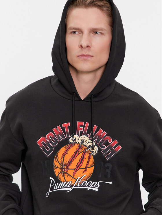 Puma Puma Džemperis Graphic Booster 624812 Juoda Regular Fit