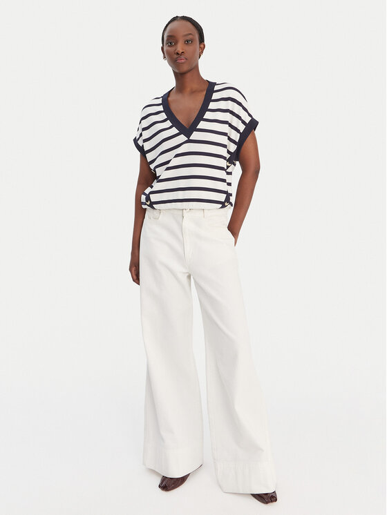 Liu Jo Sport Liu Jo Sport Särkpluus TA6084 J3867 Tumesinine Relaxed Fit