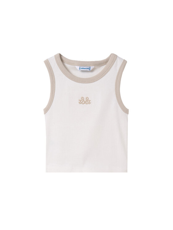Mayoral Mayoral Marškinėliai 6032 Écru Slim Fit