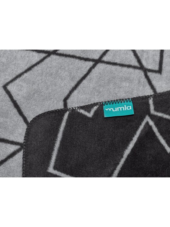 Mumla Mumla Koc Geometria Szary