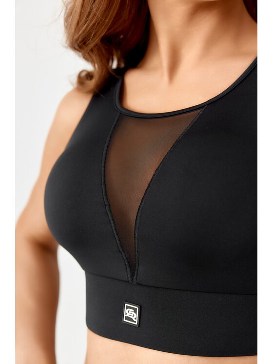ROUGH RADICAL ROUGH RADICAL Biustonosz sportowy SPORTS BRA KENDI Czarny