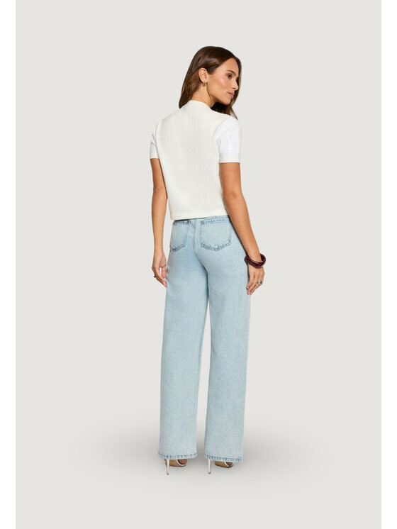 Morgan De Toi Morgan De Toi Maglione 251-MSEKIN Bianco Casual Fit