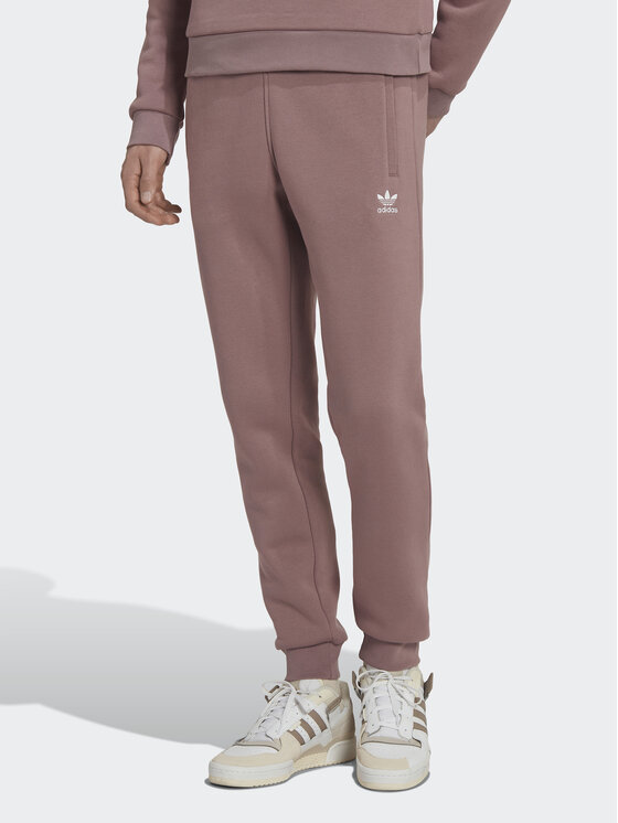 adidas Teplákové nohavice adicolor Essentials Trefoil HK0105 Ružová Slim Fit