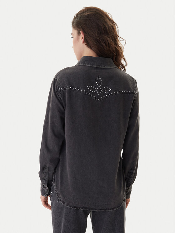 Levi's® Levi's® džinsiniai marškiniai Western 16786-0108 Juoda Regular Fit