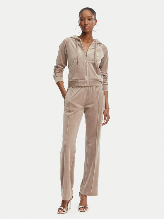 Juicy Couture Juicy Couture Світшот Madison JCWAS126326 Бежевий Slim Fit