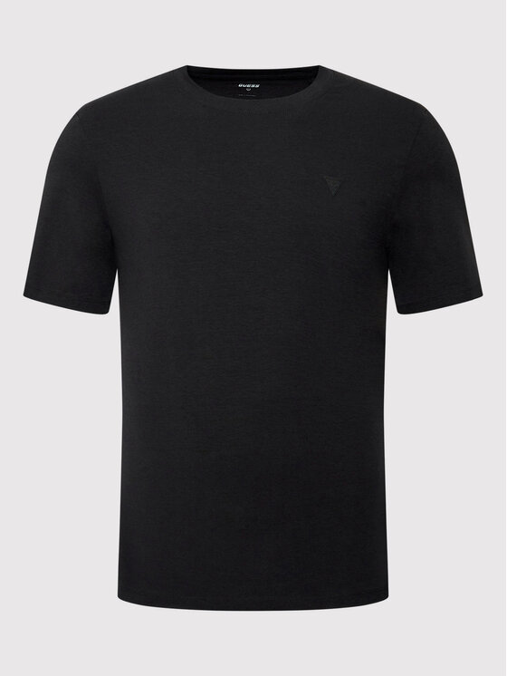 Guess Guess T-Shirt Z2YI12 JR06K Czarny Regular Fit
