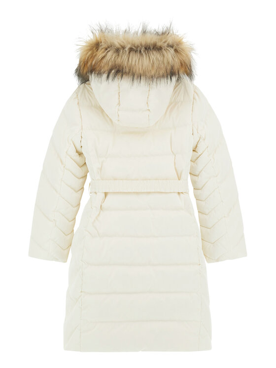 Guess Guess Μπουφάν πουπουλένιο J5BL19 W3080 Εκρού Regular Fit