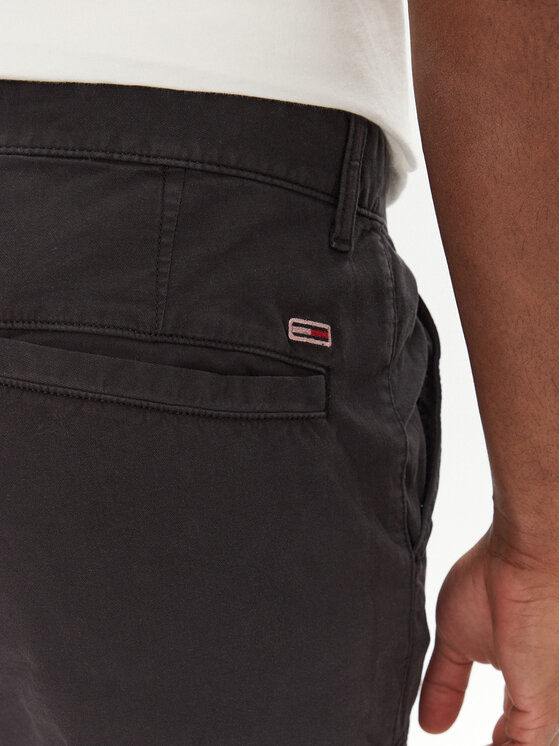 Tommy Jeans Tommy Jeans Stoffhose Austin DM0DM20281 Schwarz Regular Fit