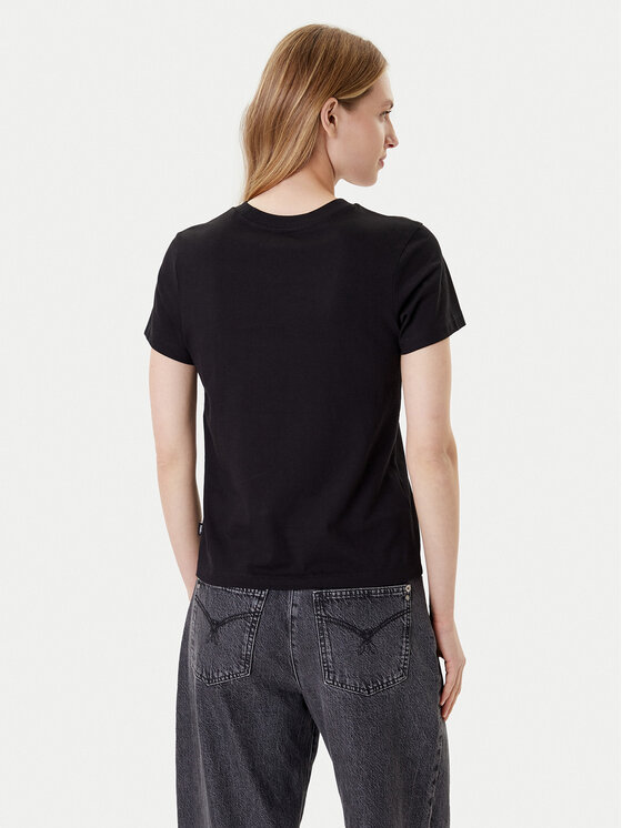 Vans Vans T-krekls Flying V Crew Tee VN0A3UP4 Melns Regular Fit