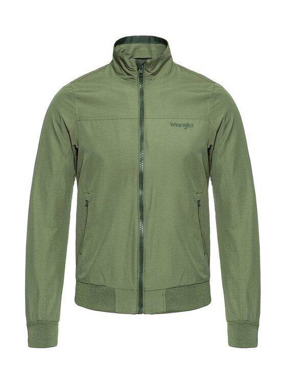 Wrangler Wrangler Giacca di transizione BOB THE BOMBER Verde Regular Fit
