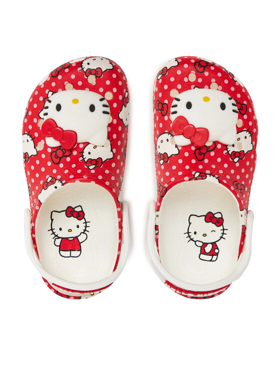 Crocs Crocs Şlapi Hello Kitty Red Classic Clog K 210576 Colorat