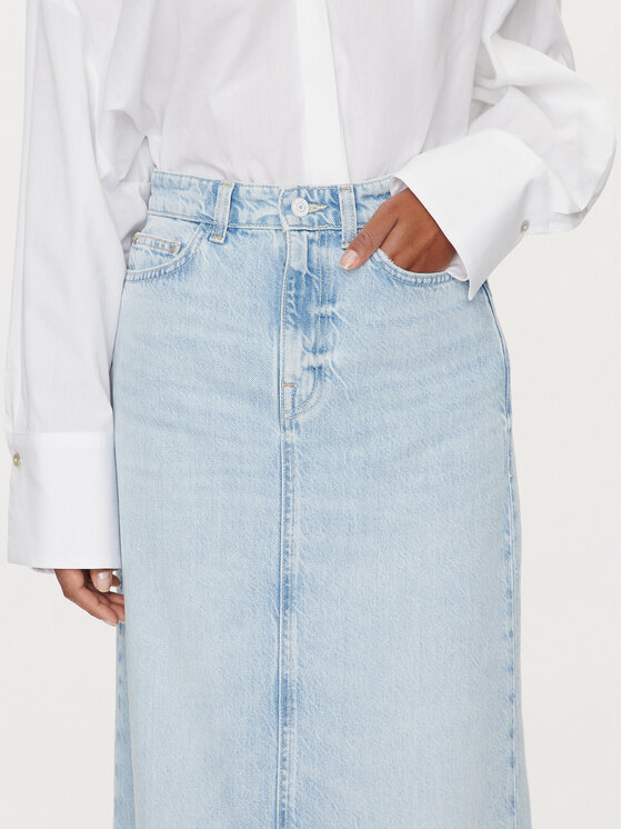 Guess Guess Džínsová sukňa Wenona W4GD53 D5B66 Modrá Regular Fit
