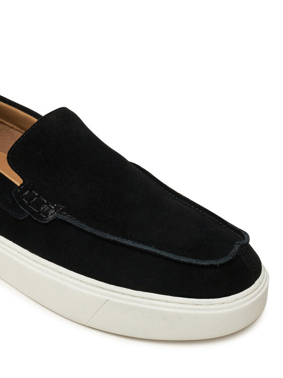 Calvin Klein Calvin Klein Cipele Moccasin Suede HM0HM01794 Crna
